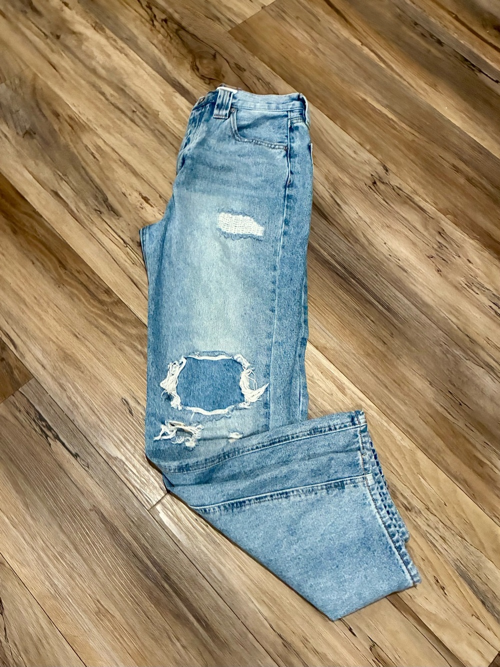 Kancan VINTAGE VIBE HIGH RISE 90S STRAIGHT JEANS - Picture 12 of 16